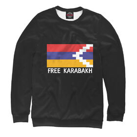 Мужской свитшот 3D с принтом Свободу Карабаху в Санкт-Петербурге,  |  | Тематика изображения на принте: 
