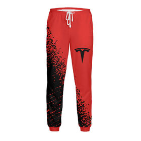Мужские спортивные штаны с принтом Tesla / Тесла в Екатеринбурге,  |  | Тематика изображения на принте: 