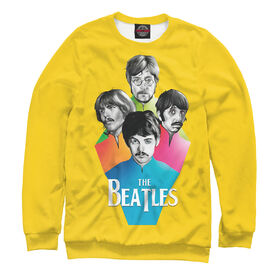 Женский свитшот 3D с принтом The Beatles в Тюмени,  |  | 