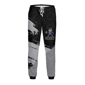 Мужские спортивные штаны с принтом Brawl Stars Crow / Ворон в Курске,  |  | Тематика изображения на принте: 