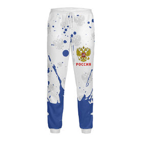 Мужские спортивные штаны с принтом Россия / Russia в Белгороде,  |  | 