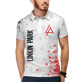 Мужское поло 3D с принтом Linkin Park / Линкин Парк в Кировске,  |  | 