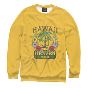 Женский свитшот 3D с принтом Hawaii - heaven on earth ,  |  | 