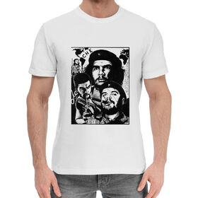 Мужская хлопковая футболка с принтом Че Гевара в Кировске,  |  | 