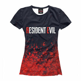 Женская футболка 3D с принтом Resident Evil , Выбор из трех типов ткани | <ul> <li>Обычная ткань — интерлок, спортивный трикотаж. Плотность 140 г/м.кв. Состав: 100% полиэстер</li> <li>Премиум ткань — джерси, мягкий трикотаж. Плотность 180 г/м.кв. Состав: 97% полиэстер, 3% эластан</li> <li>Люкс ткань — кулирка, наиболее плотная и долговечня ткань. Плотность 210 г/м.кв. Состав: 97% полиэстер, 3% эластан</li> </ul> | 