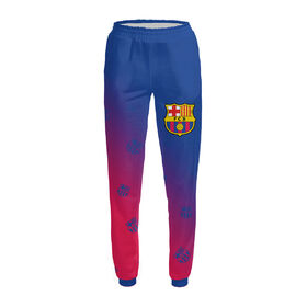 Женские спортивные штаны с принтом Barcelona / Барселона в Рязани,  |  | 