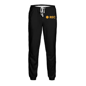 Мужские спортивные штаны с принтом REC в Белгороде,  |  | Тематика изображения на принте: 