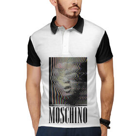 Мужское поло 3D с принтом Moschino в Рязани,  |  | 