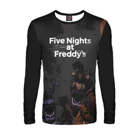 Мужской лонгслив с принтом Five Nights at Freddy’s в Курске,  |  | 