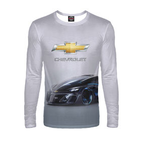 Мужской лонгслив с принтом Chevrolet concept в Тюмени,  |  | Тематика изображения на принте: 