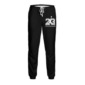 Мужские спортивные штаны с принтом Michael Jordan 23 в Курске,  |  | Тематика изображения на принте: 