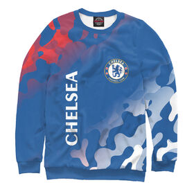 Женский свитшот 3D с принтом Chelsea F.C. ,  |  | 