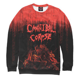 Женский свитшот 3D с принтом Cannibal Corpse в Екатеринбурге,  |  | 