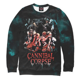 Женский свитшот 3D с принтом Cannibal Corpse в Екатеринбурге,  |  | 