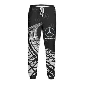Мужские спортивные штаны с принтом Mercedes / Мерседес в Кировске,  |  | Тематика изображения на принте: 