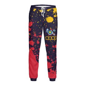 Мужские спортивные штаны с принтом Brawl Stars Nani (Бравл Старс) в Санкт-Петербурге,  |  | Тематика изображения на принте: 