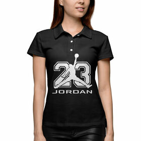 Женское поло 3D с принтом Michael Jordan 23 в Тюмени,  |  | 