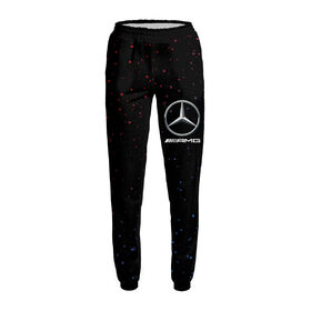 Женские спортивные штаны с принтом Mercedes - Снежный ,  |  | 
