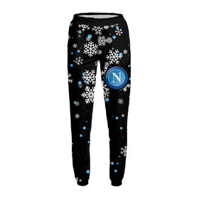 Женские спортивные штаны с принтом SSC Napoli - Snow в Курске,  |  | Тематика изображения на принте: 