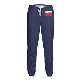 Мужские спортивные штаны с принтом Россия моя в Курске,  |  | Тематика изображения на принте: 