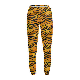 Женские спортивные штаны с принтом Тигровый Окрас в Петрозаводске,  |  | Тематика изображения на принте: 