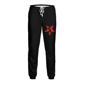 Мужские спортивные штаны с принтом Sepultura: star в Новосибирске,  |  | 