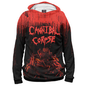 Женская толстовка 3D с принтом Cannibal Corpse в Петрозаводске,  |  | 