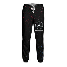 Мужские спортивные штаны с принтом Mercedes - Снежный в Курске,  |  | Тематика изображения на принте: 