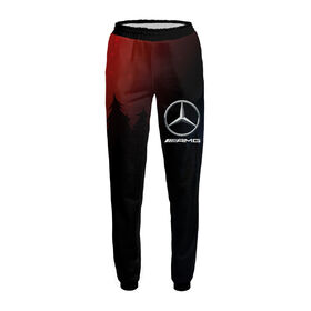 Женские спортивные штаны с принтом Mercedes - Snow ,  |  | 