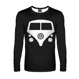 Мужской лонгслив с принтом Volkswagen White T1 в Тюмени,  |  | Тематика изображения на принте: 