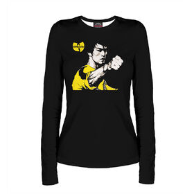 Женский лонгслив с принтом Wu-Tang - Bruce Lee в Новосибирске,  |  | 