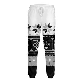 Мужские спортивные штаны с принтом Свитер Santa DAB в Белгороде,  |  | Тематика изображения на принте: 