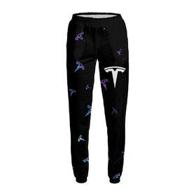 Женские спортивные штаны с принтом Tesla / Тесла ,  |  | 