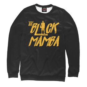 Женский свитшот 3D с принтом The Black Mamba ,  |  | 