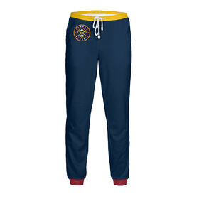 Мужские спортивные штаны с принтом Denver Nuggets ,  |  | Тематика изображения на принте: 