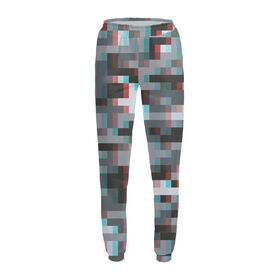 Женские спортивные штаны с принтом Пиксельный камуфляж в Тюмени,  |  | 