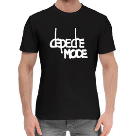 Мужская хлопковая футболка с принтом Depeche mode в Курске,  |  | 