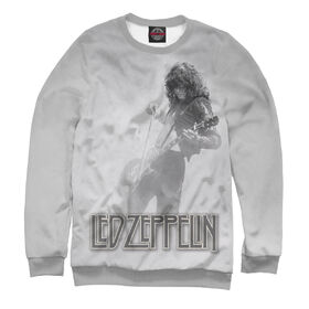 Мужской свитшот 3D с принтом Led Zeppelin Jimmy Page ,  |  | Тематика изображения на принте: 