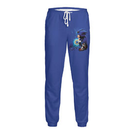 Мужские спортивные штаны с принтом Sonic ,  |  | Тематика изображения на принте: 