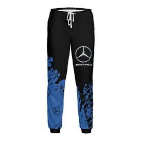 Мужские спортивные штаны с принтом Mercedes / Мерседес ,  |  | Тематика изображения на принте: 